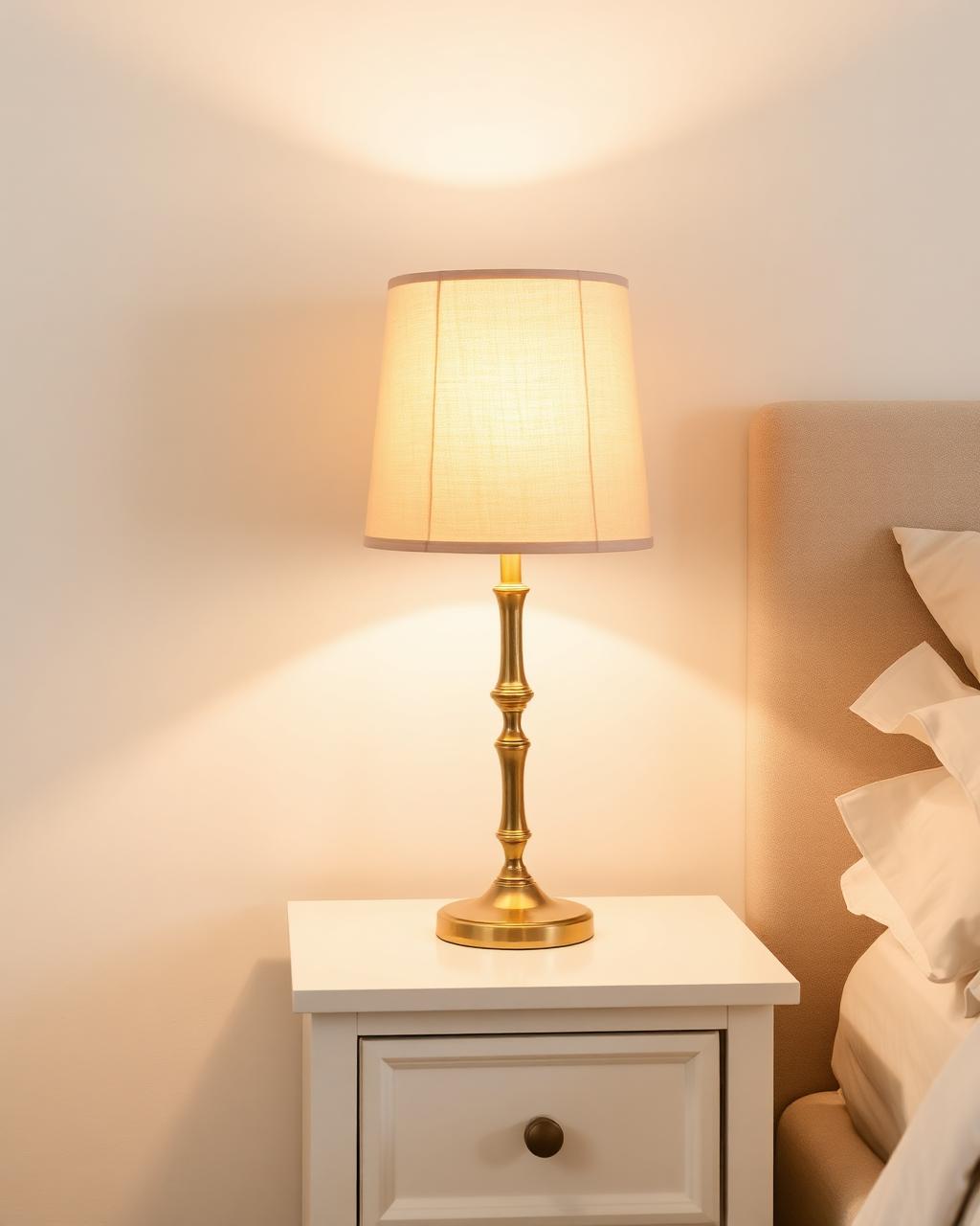 Brass Bedside Lamp